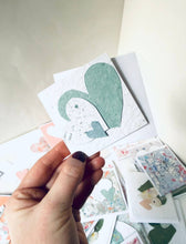 Load image into Gallery viewer, Mini Heart Seed Paper Cards