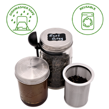 Load image into Gallery viewer, Cold Brew Coffee and Tea Maker Stainless Steel Filter Kit