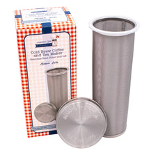 Load image into Gallery viewer, Cold Brew Coffee and Tea Maker Stainless Steel Filter Kit