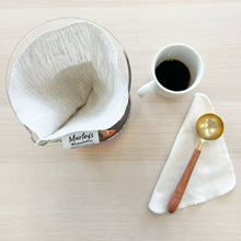 Load image into Gallery viewer, Linen Coffee Filters #4 - 2 Pack