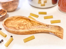 Load image into Gallery viewer, Olive Wood Spoon Rest