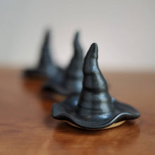 Load image into Gallery viewer, Handmade Ceramic Witch Hat Ring Holder
