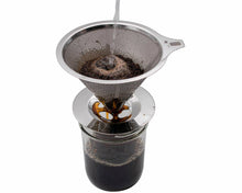 Load image into Gallery viewer, Stainless Steel Pour Over Drip Coffee Filter for Mason Jars