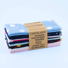 Load image into Gallery viewer, Folded Reusable Non•Paper Towels