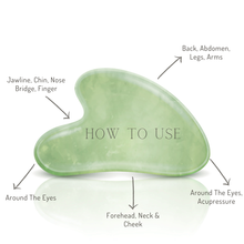Load image into Gallery viewer, Gua Sha Stone Facial Massage Tool