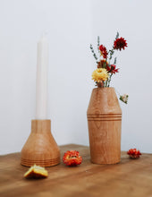 Load image into Gallery viewer, Hand-Turned Duo Vase x Candlestick Holder