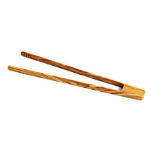 Load image into Gallery viewer, Olive Wood Toaster Tongs
