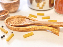 Load image into Gallery viewer, Olive Wood Spoon Rest