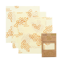 Load image into Gallery viewer, Medium 3 Pack Beeswax Food Wrap