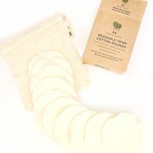 Load image into Gallery viewer, Reusable Hemp Cotton Makeup Remover Rounds
