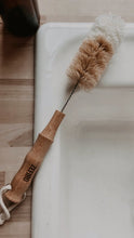 Load image into Gallery viewer, Bamboo Bottle Brush with Cotton Tip