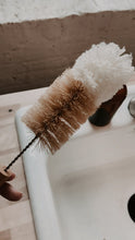 Load image into Gallery viewer, Bamboo Bottle Brush with Cotton Tip