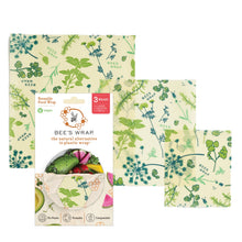 Load image into Gallery viewer, Assorted 3 Pack Beeswax Food Wrap
