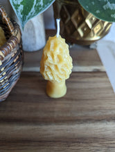 Load image into Gallery viewer, Mini Morel Beeswax Candle
