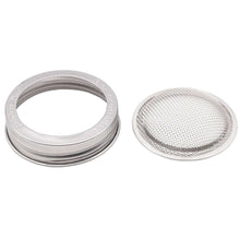 Load image into Gallery viewer, Curved Sprouting Lid and Band for Mason Jars
