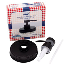 Load image into Gallery viewer, Pump Lid Kit for Wide Mouth Mason Jars
