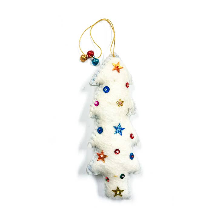 King Pine Tree Wool Ornament