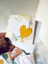 Load image into Gallery viewer, Mini Heart Seed Paper Cards
