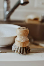 Load image into Gallery viewer, Bamboo Palm Fiber Firm Pot Scrubber
