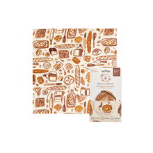 Load image into Gallery viewer, Beeswax Bread Bag Wrap
