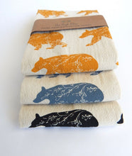 Load image into Gallery viewer, Handprinted Kitchen Tea Towel
