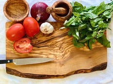 Load image into Gallery viewer, Rustic Olive Wood Cutting Board
