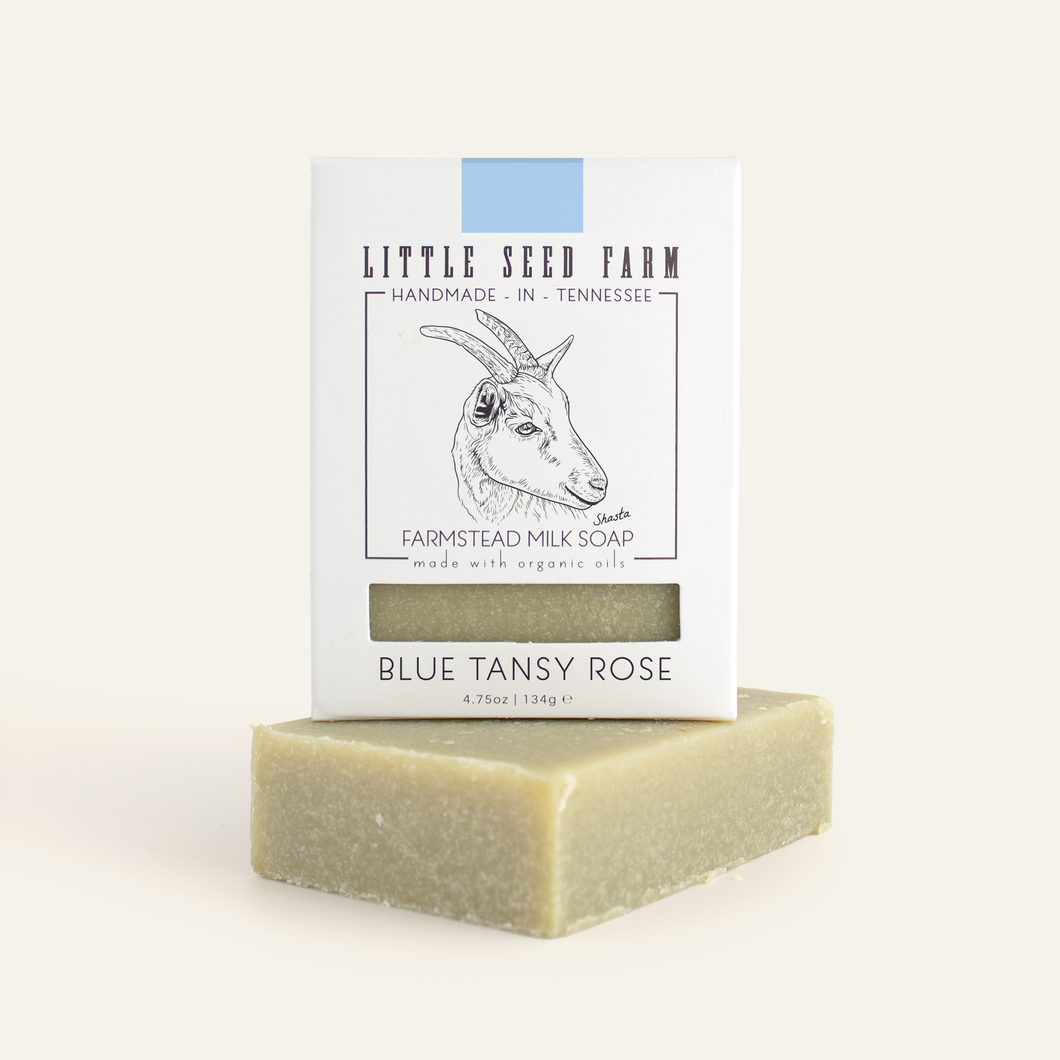 Blue Tansy Rose Bar Soap