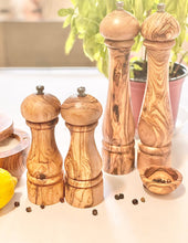 Load image into Gallery viewer, Olive Wood Salt/Pepper Mill 6.5&quot;
