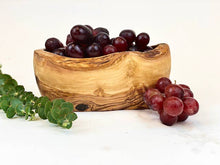 Load image into Gallery viewer, Rustic Olive Wood Snack Dish
