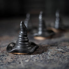 Load image into Gallery viewer, Handmade Ceramic Witch Hat Ring Holder

