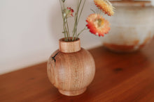 Load image into Gallery viewer, Hand-turned Round Miniature Bud Vase
