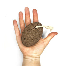 Load image into Gallery viewer, Lava Pumice Stone with Cotton Hanging Loop
