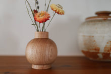 Load image into Gallery viewer, Hand-turned Round Miniature Bud Vase
