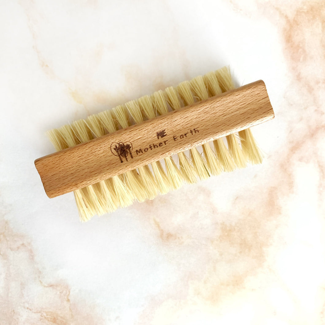 Wood Nail Brush w/ Vegan Bristles