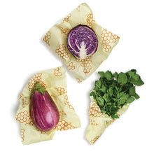 Load image into Gallery viewer, Large 3 Pack Beeswax Food Wrap
