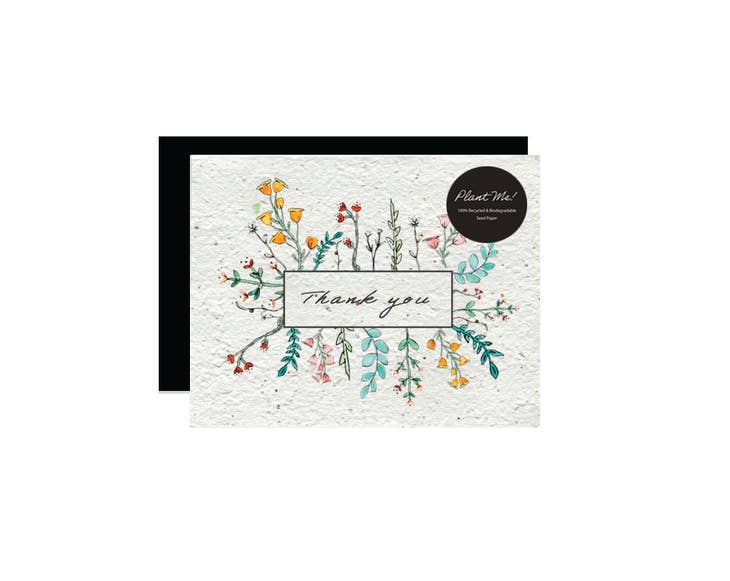 Wildflower Seed Paper Greeting Card