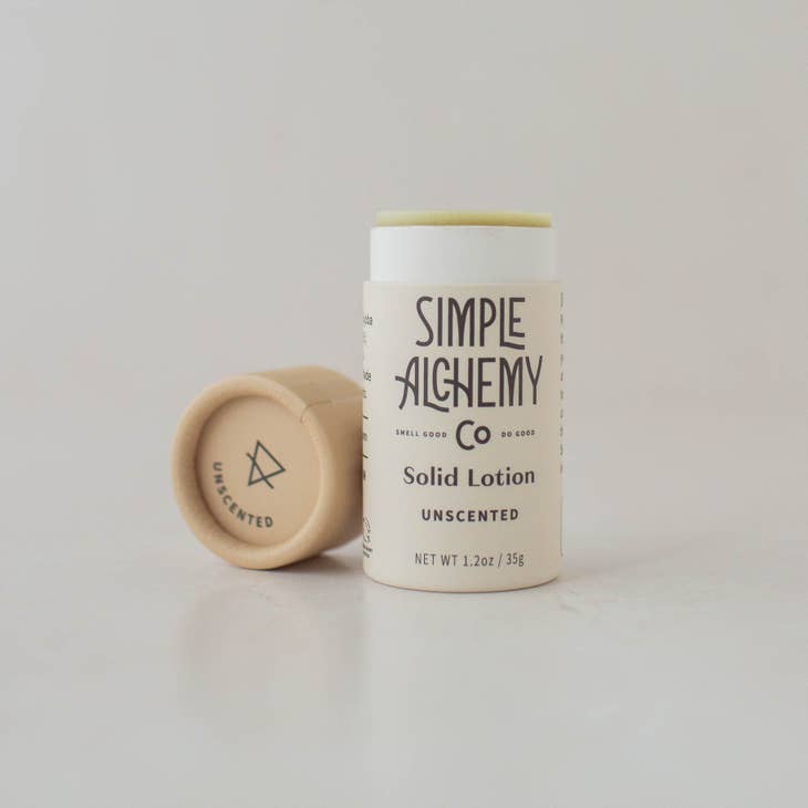 Solid Lotion Compostable Tube